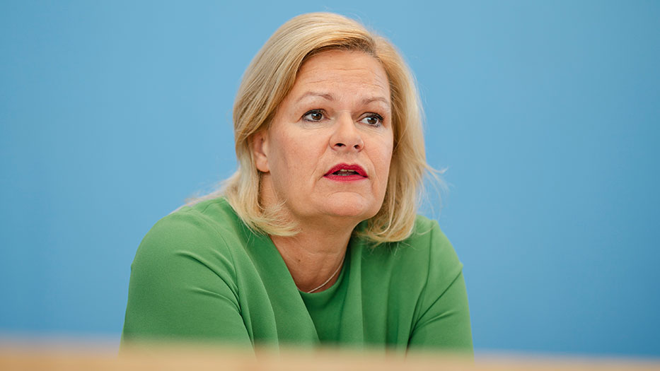 Bundesinnenministerin Nancy Faeser