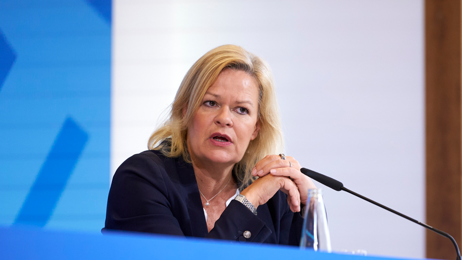 Bundesinnenministerin Nancy Faeser