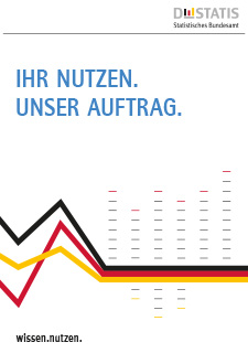 Deckblatt der Publikation des Statistischen Bundesamtes - Ihr Nutzen. Unser Auftrag.