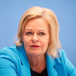 Bundesinnenministerin Nancy Faeser 