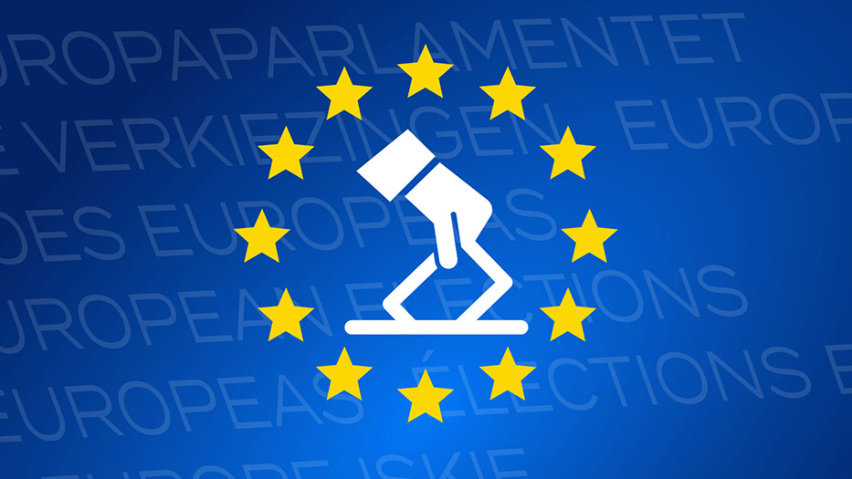 A ballot paper is put into a ballot box, with the EU flag in the background A ballot paper is put into a ballot box, with the EU flag in the background