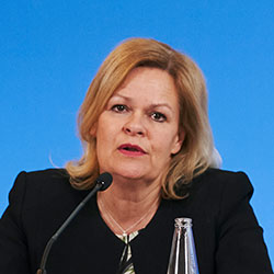 Federal Minister of the Interior Nancy Faeser