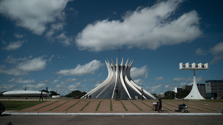 Stadtszenerie in Brasilia, Brasilien. Stadtszenerie in Brasilia, Brasilien.