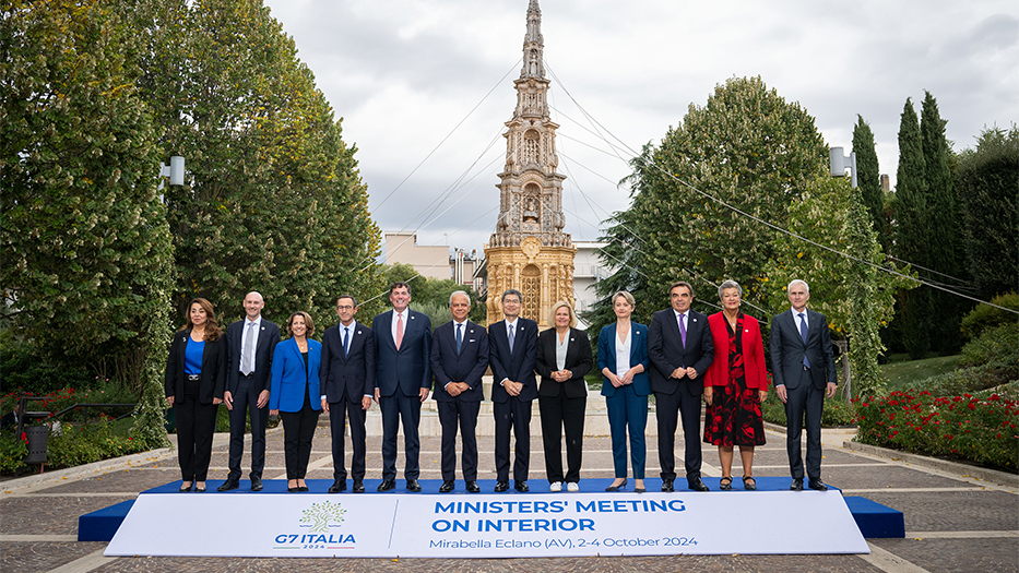 G7-Innenministertreffen vom 2.- 4.10.2024 in Mirabella Eclano, Italien G7-Innenministertreffen vom 2.- 4.10.2024 in Mirabella Eclano, Italien