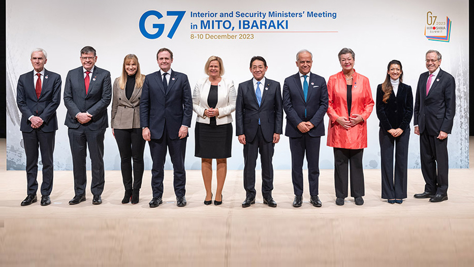 We need to work closely with the other G7 countries to address extremism and terrorism